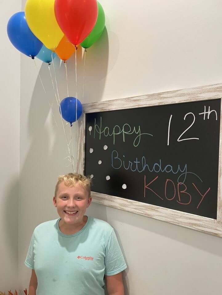 Koby turned 12!