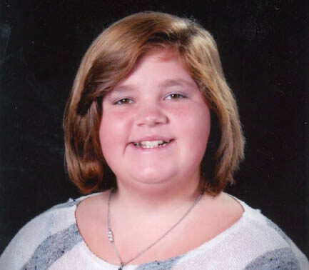 Hallie in the 7th Grade at Westbrook