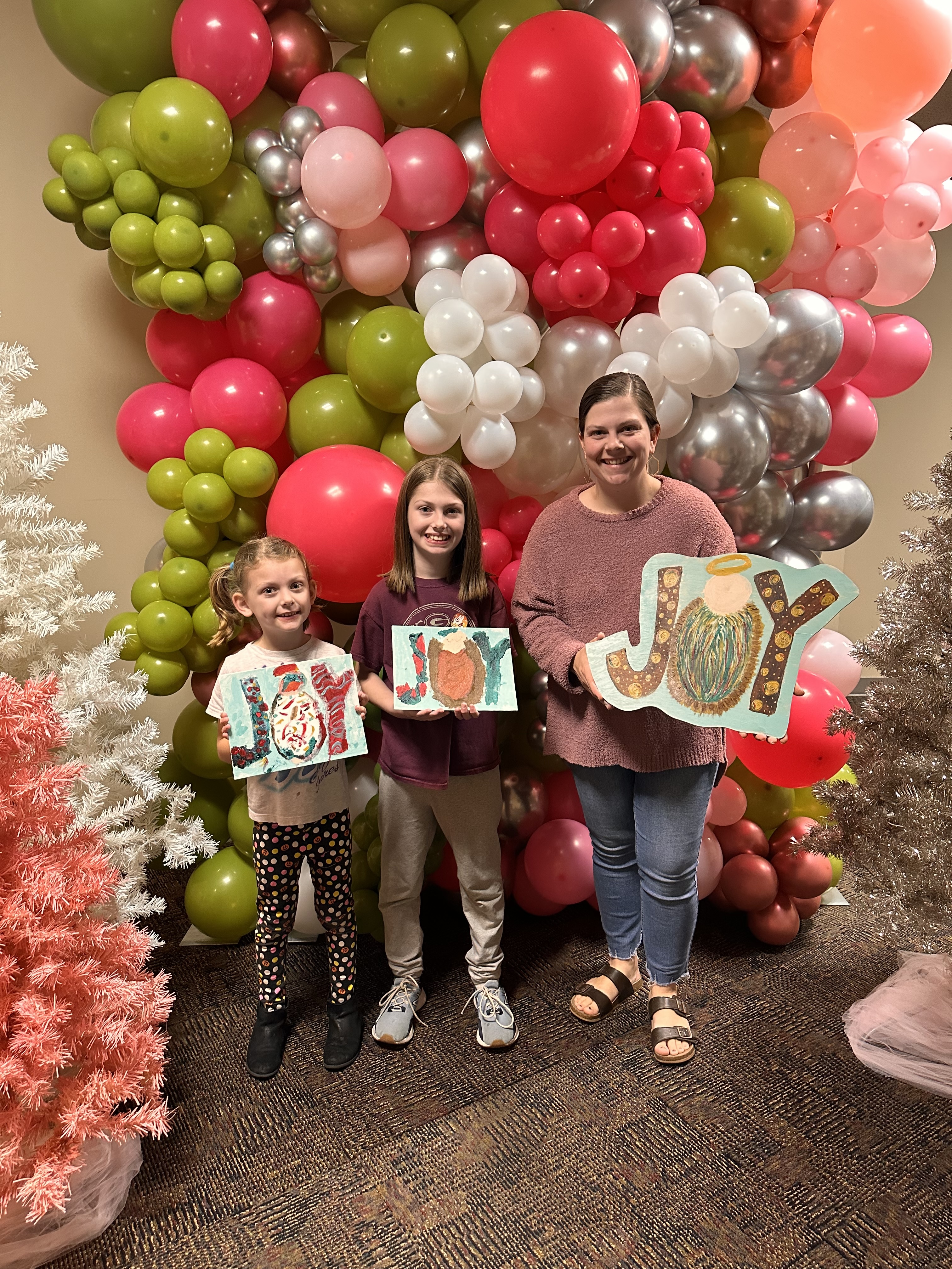 Jessie Anthony, Harper, Lilah, Joy Painting